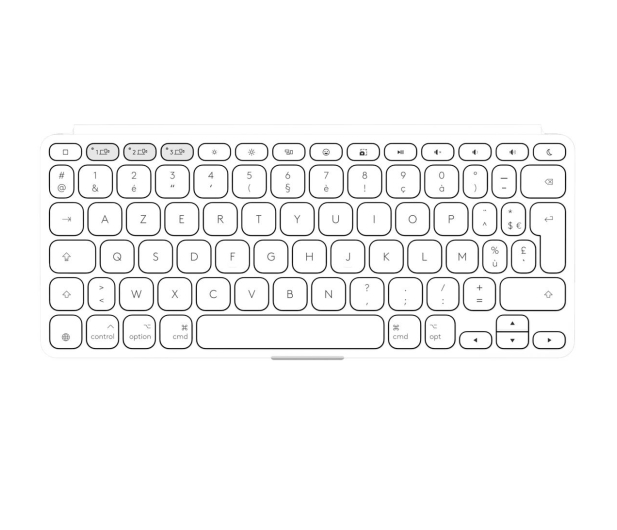 LOGITECH Keys-To-Go 2 for Mac Jasnoszary - 1261423 - zdjęcie